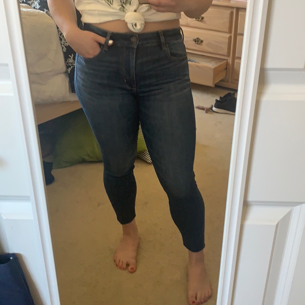 American Eagle Hi-Rise jegging crop
